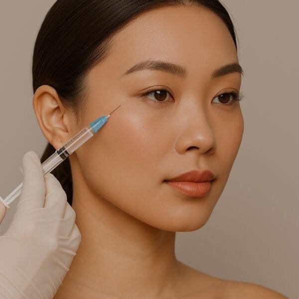 Injection de botox pour atténuer les rides du visage